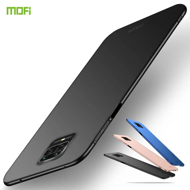 Чехол MOFi для Xiaomi Redmi Note 9S Ультратонкие защитные сумки жесткая задняя крышка ПК