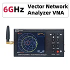 Портативный анализатор векторной сети GS320VNA SWR, диагональ экрана 3,2 дюйма, в черном алюминиевом корпусе, 6 ГГц, рефлектометр для анализа 23-6200 МГц