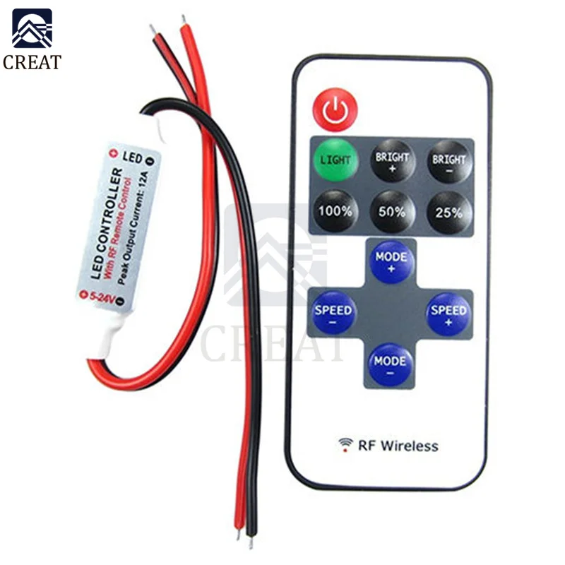 Беспроводной Радиочастотный переключатель с дистанционным управлением 12 В