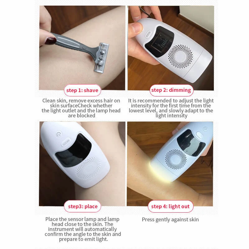 

IPL 990000 Permanent Bikini Trimmer Body Epilator for Women EU Plug
