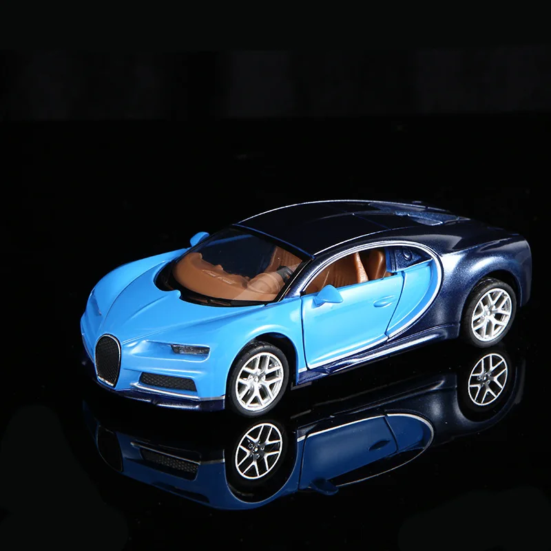 

Коллекционные и игрушечные Автомобили Lamborghini Bugatti Veyron 1:32, металлическая модель автомобиля со звусветильник, коллекционные автомобили, игру...