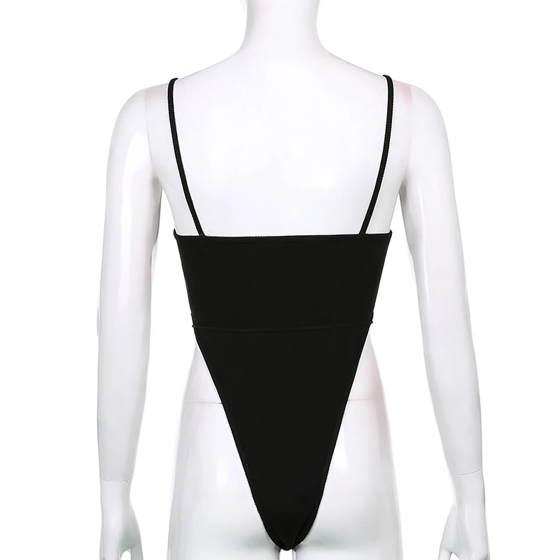 

Rockmore Sexy Backless Skinny Tank Bodysuit Rompers Sleeveless Jumpsuit Black Casual Body Suit Femme Tops Solid Summer Fashion