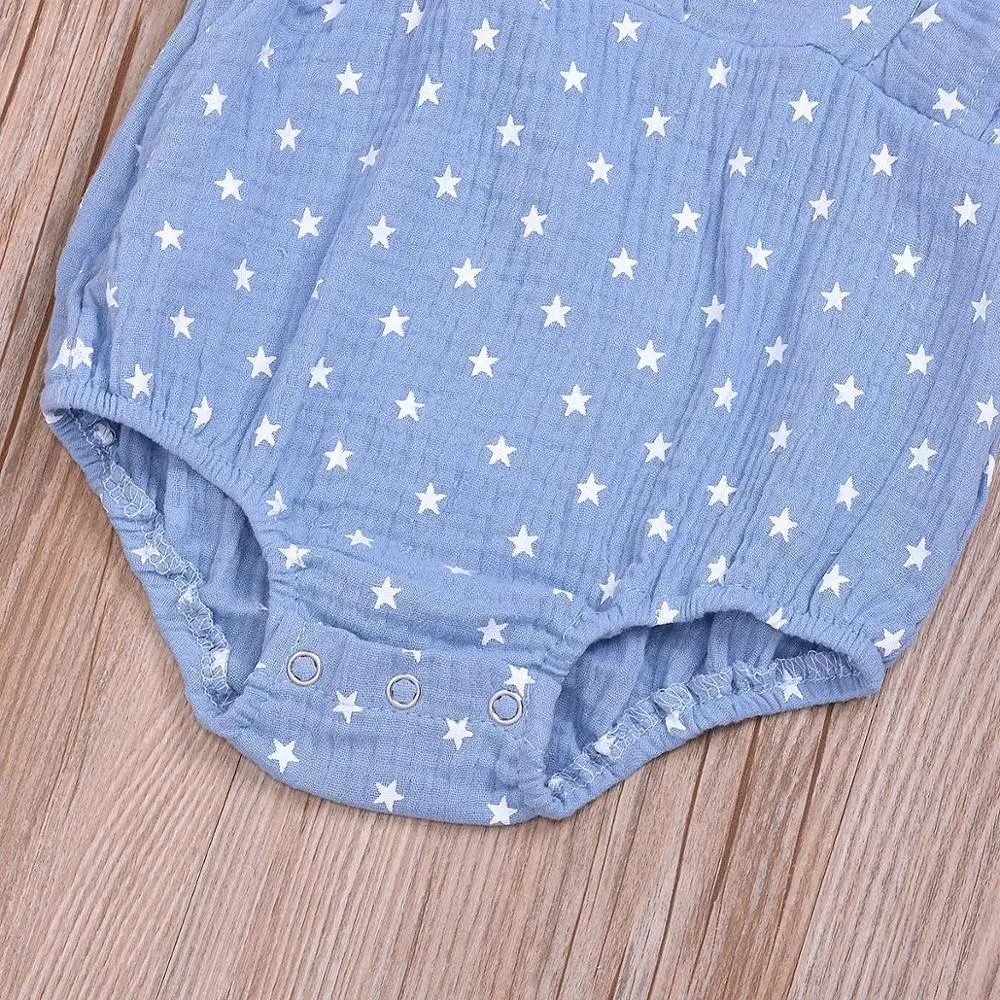 Shimmy Muslin/хлопковая одежда для маленьких девочек Новый летний детский комбинезон с