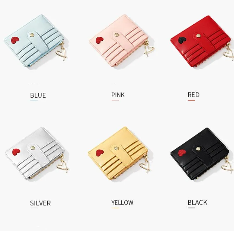 

Business Credit Card Holder PU Leather Bank Card Case Fashion Women Mini ID Card Holders Organizer Wallet Purse Id Badge Holder