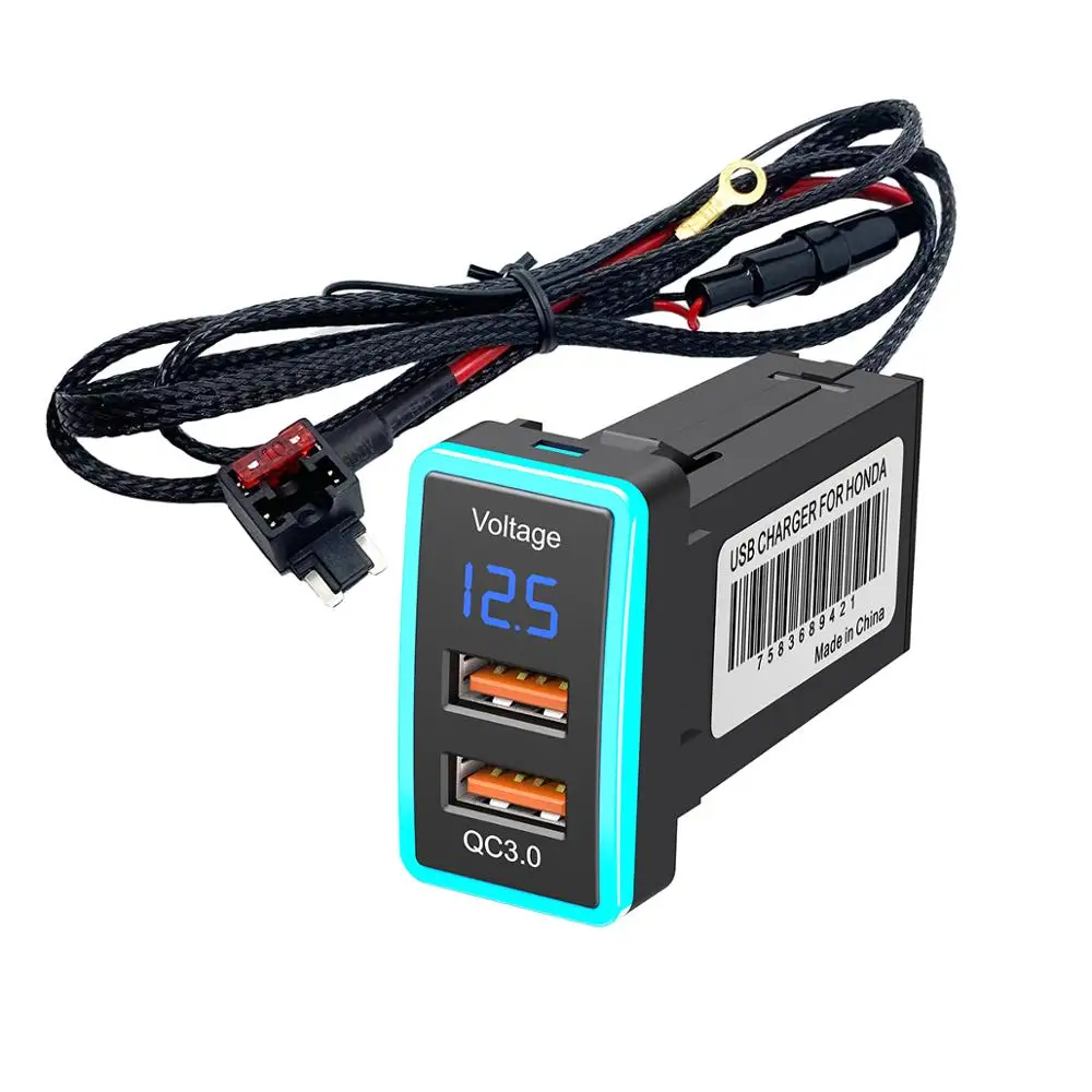 Автомобильные аксессуары CHELINK автомобильное зарядное устройство QC 3 0 адаптер с