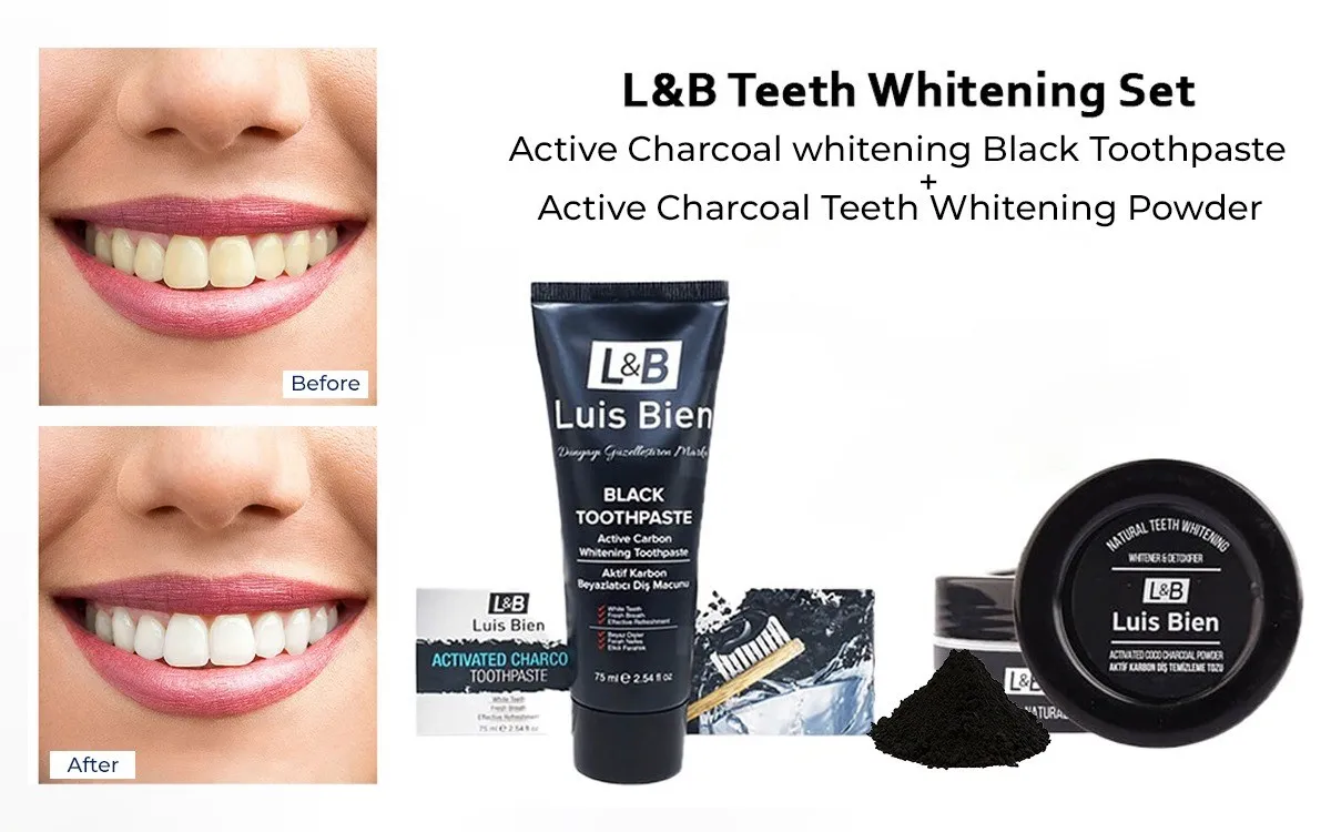 Набор для отбеливания зубов llouis Bien натуральная активированная зубная древесная
