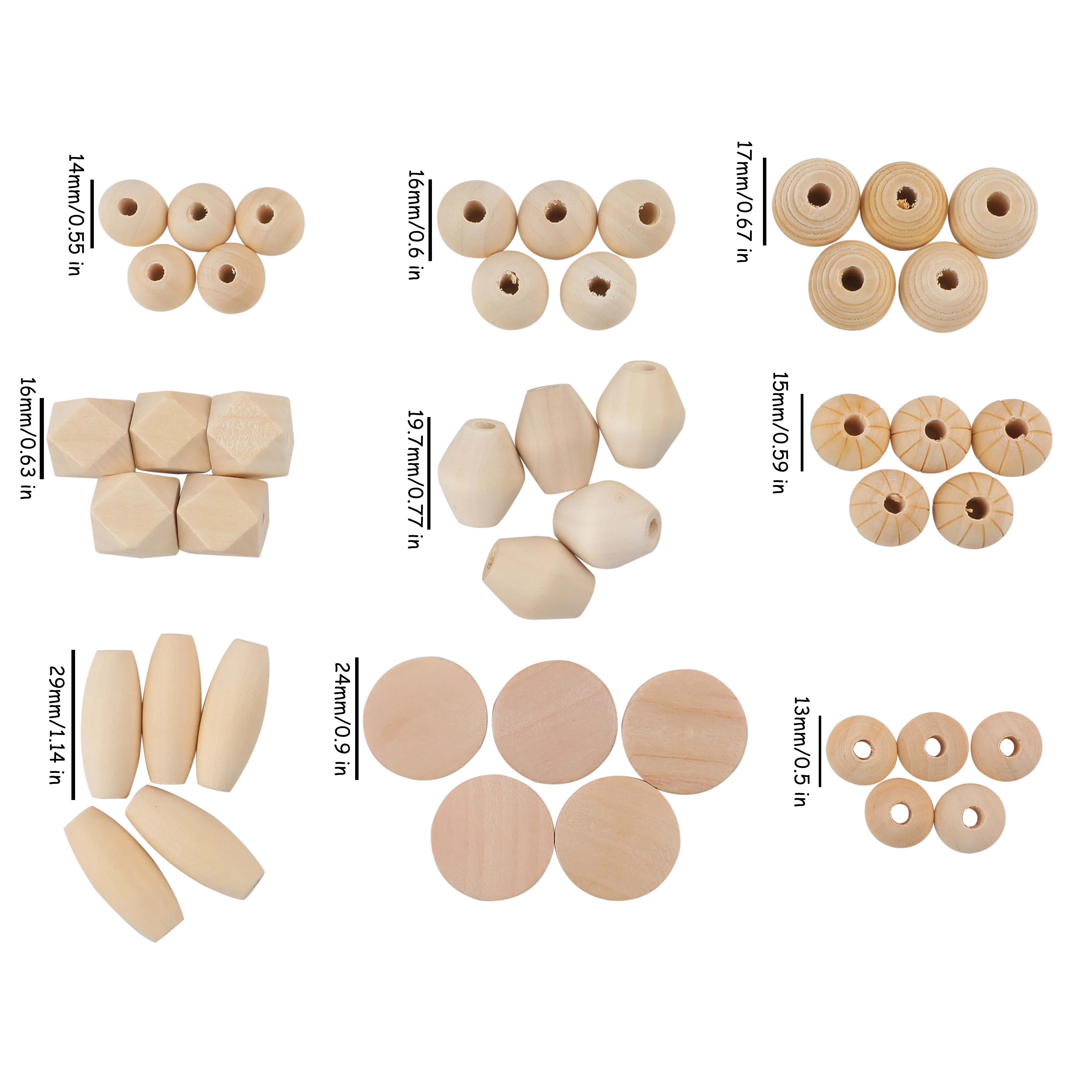 45 шт. геометрические деревянные магнитные зажимы цепочка жевательные