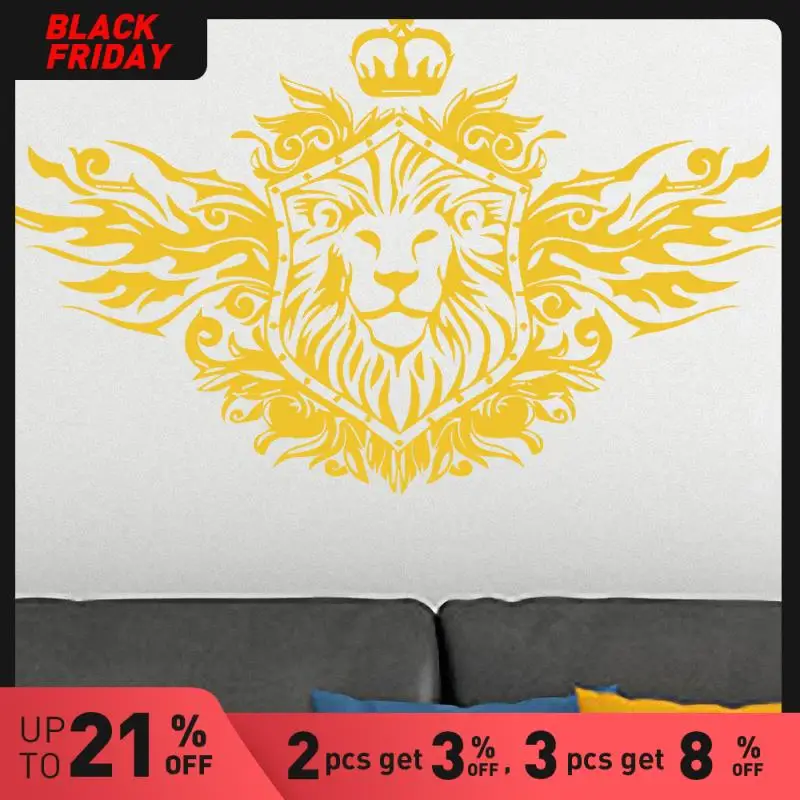 Настенные стикеры AiyoAiyo с изображением Льва съемные настенные наклейки DIY обои