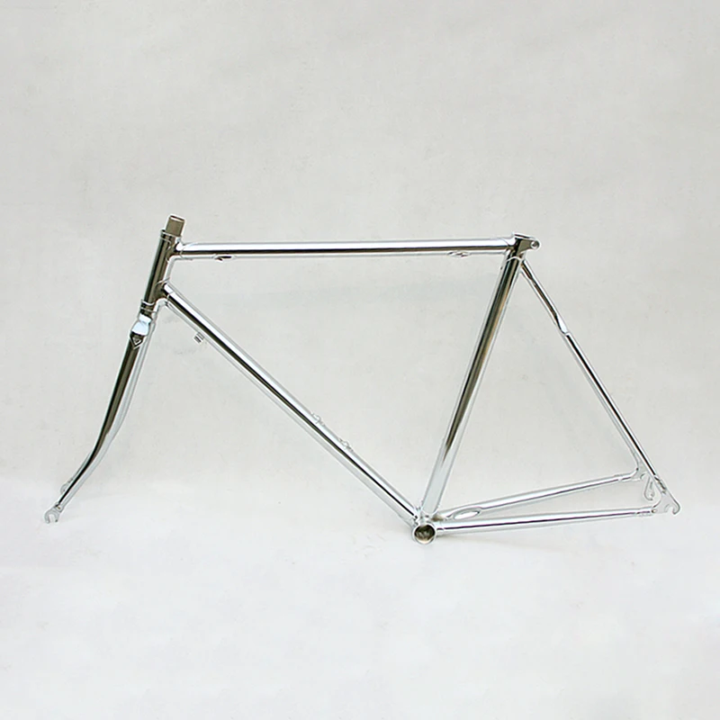 DIY 700 C рама 48 см 50 52 54 56 58 Рейнольдс 525 хромолибденовая стальная Фиксированная Рама