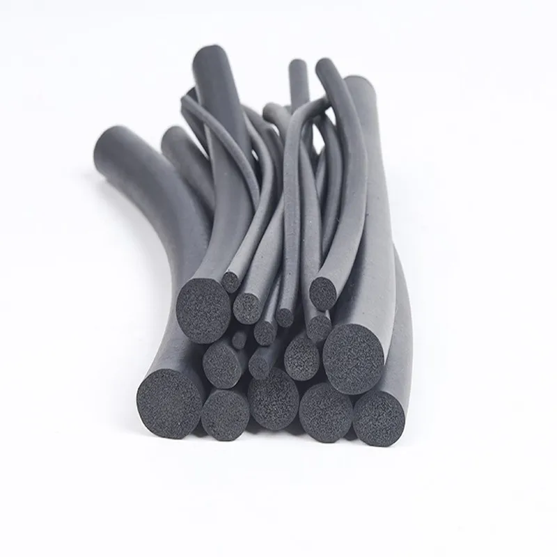 Проницаемая плотная O образная лента диаметром 6 мм звукоизоляционная