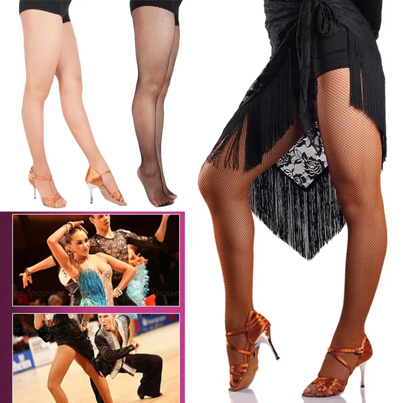 Колготки в сеточку профессиональные колготки для латинских танцев Seemless