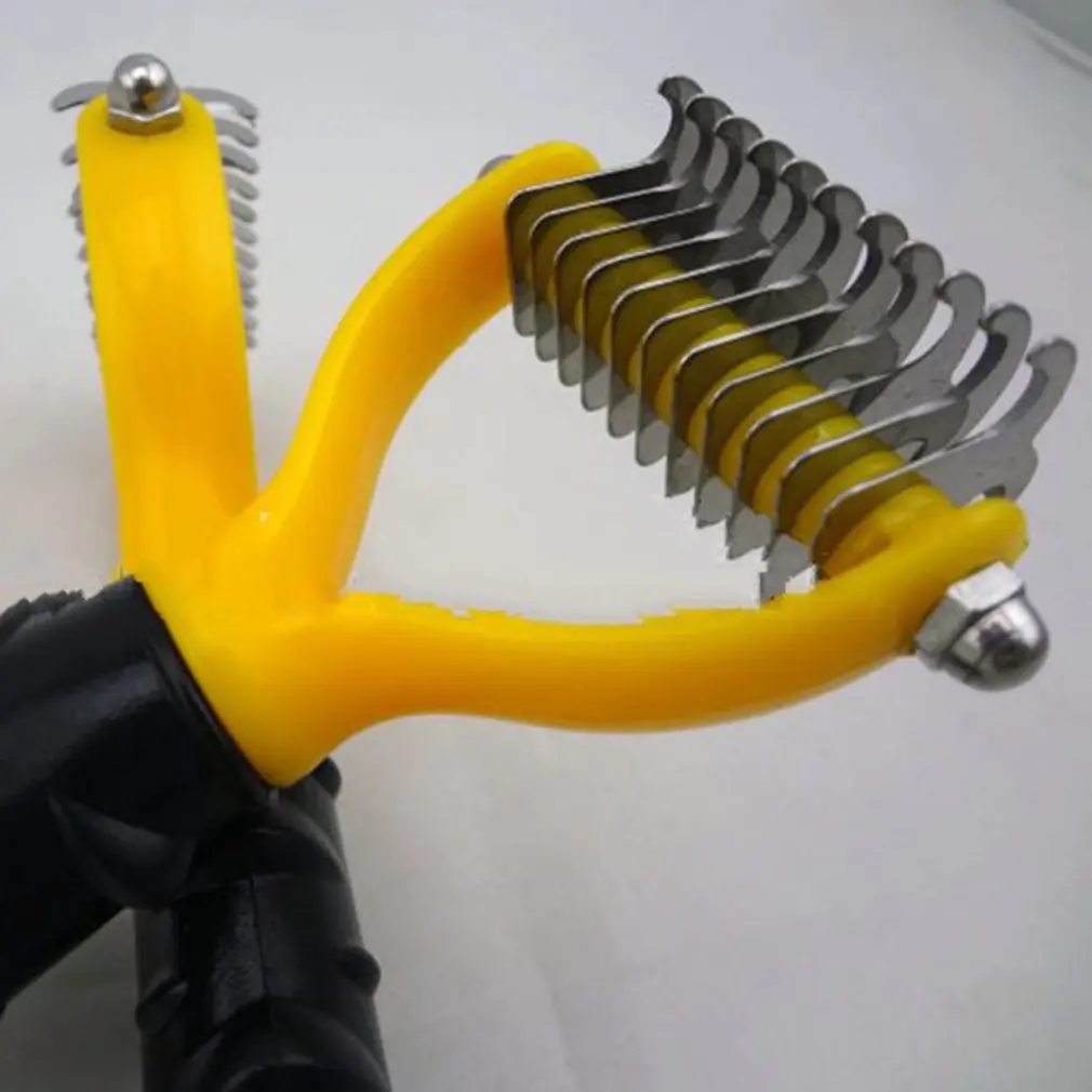 Расческа для ногтей с открытым узлом из нержавеющей стали Волшебная удаления