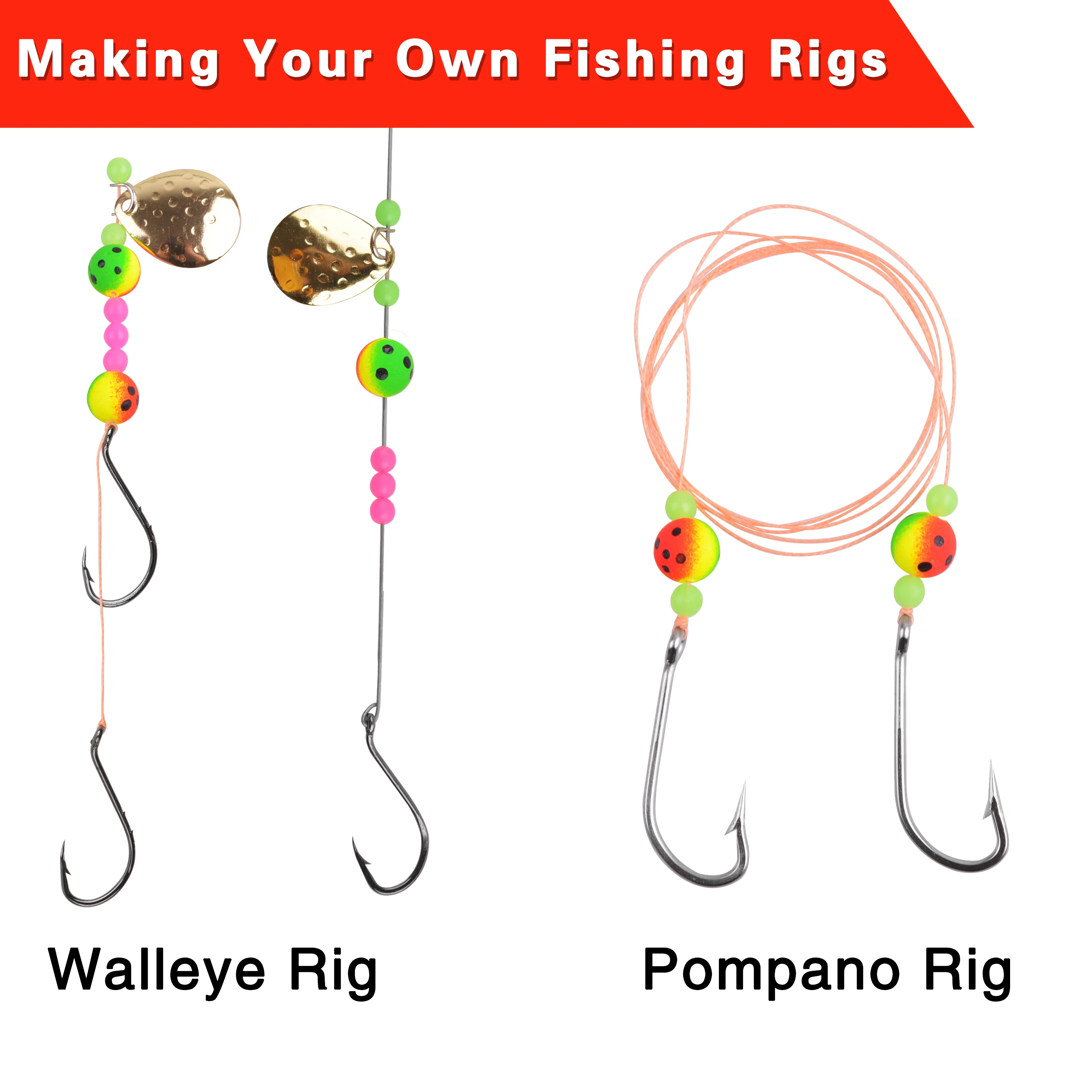 30PCS Fishing Rig Floats Foam Float Cigar Float Snell Floats Pompano Fishing Float for Surf Fishing Live Bait Rigs