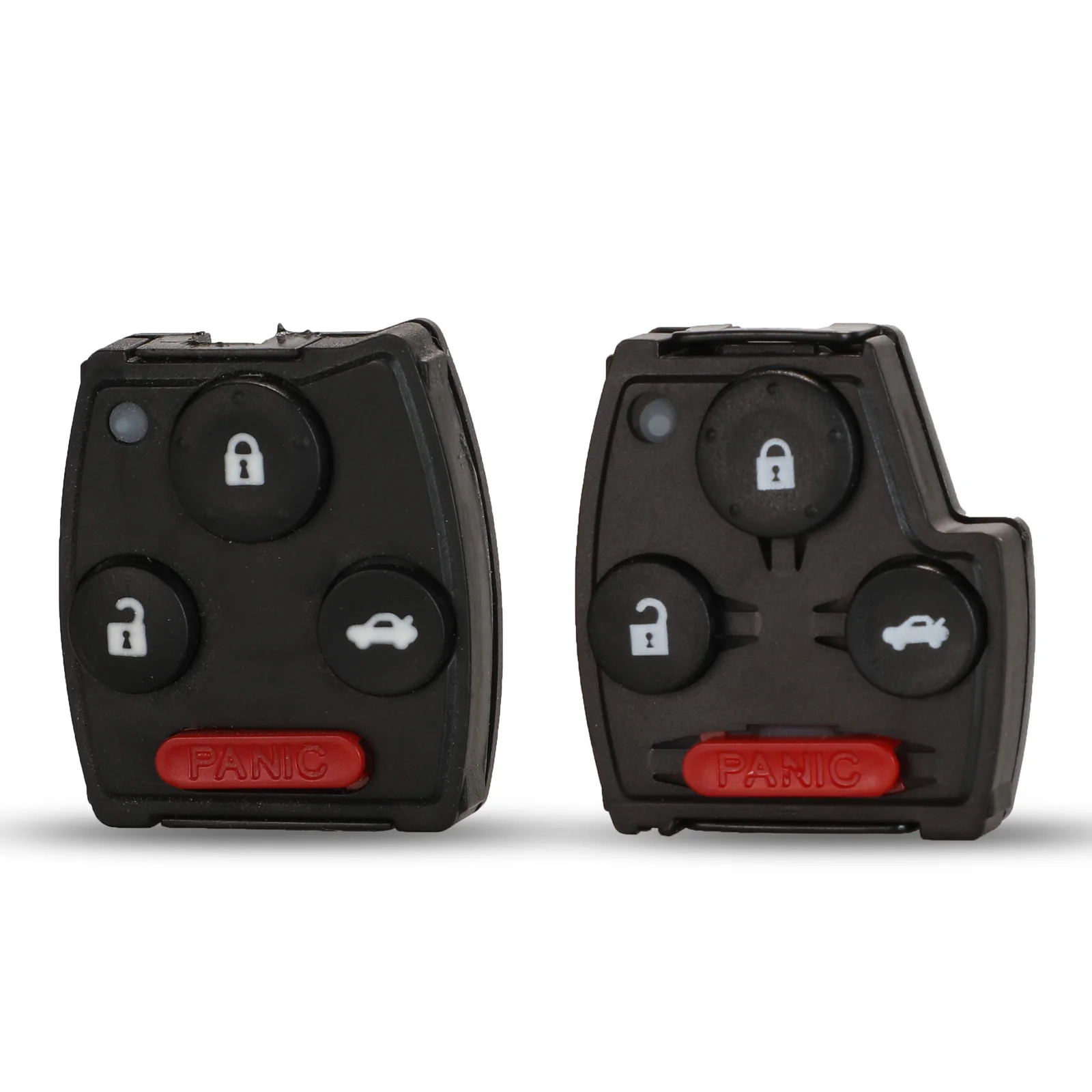 

jingyuqin 4 Buttons Replacement Remote Car Key Pad Shell Case Fob For Honda Accord Sedan Civic CRV Pilot