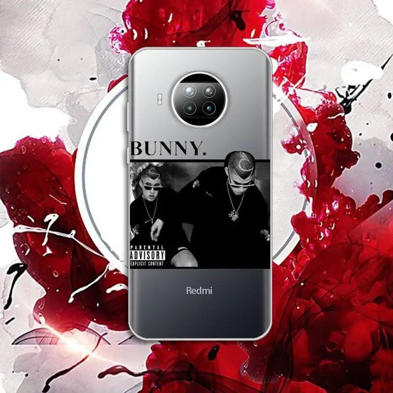 

Yo Perreo Sola Bad Bunny Phone Case Transparent for Xiaomi mi Redmi note 10 t 8 9 pro lite 11 Samsung S 8 9 10 20 plus ultra
