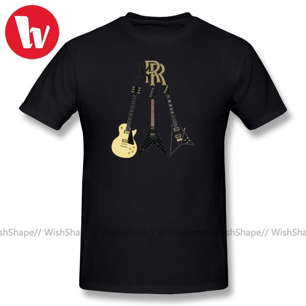 Ozzy Осборн футболка Рэнди Родс Коллекция для мужчин | Мужская одежда