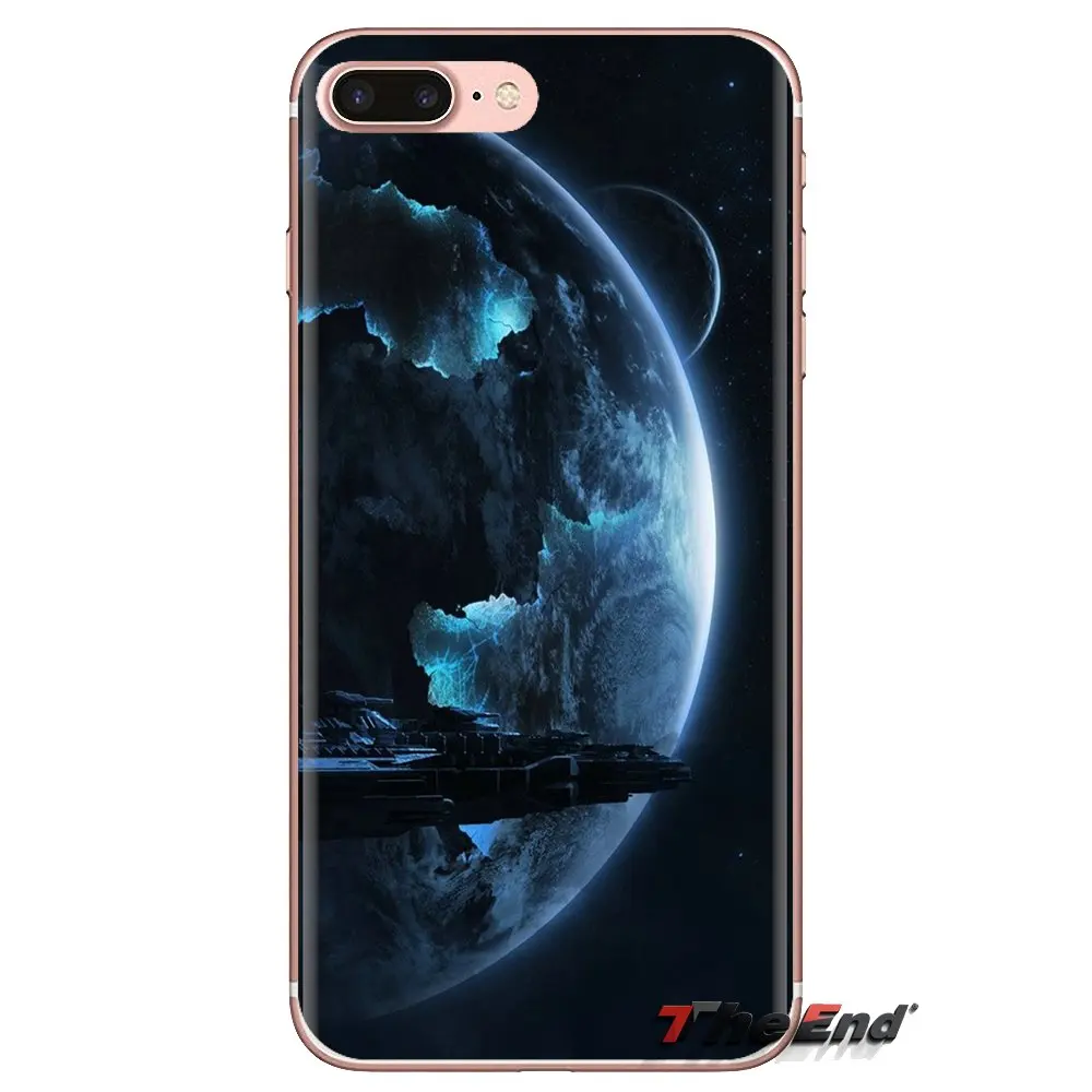 Мягкий прозрачный чехол для samsung Galaxy S3 S4 S5 Mini S6 S7 Edge S8 S9 S10 Plus Note 3 4 5 8 9 Earth sailts Sun Moon |