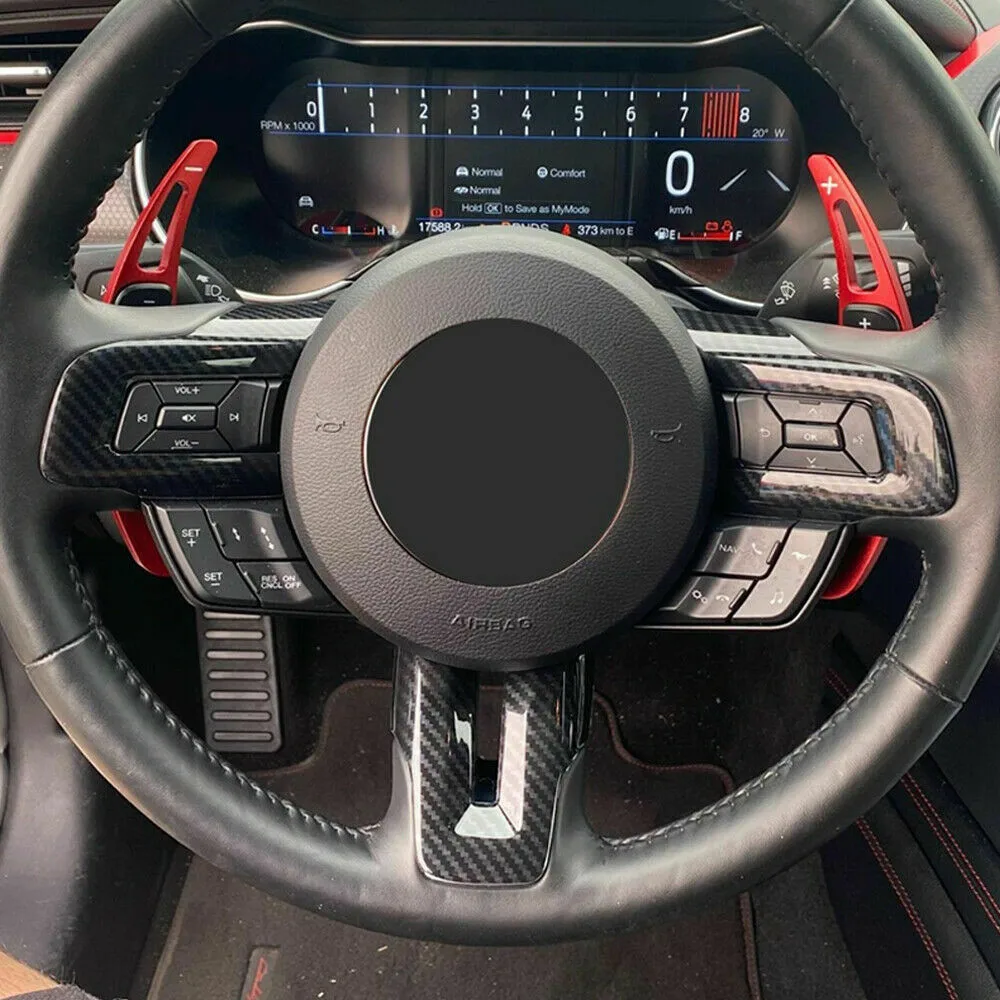 

3 шт., декоративная накладка на руль для Ford Mustang 2015-2019