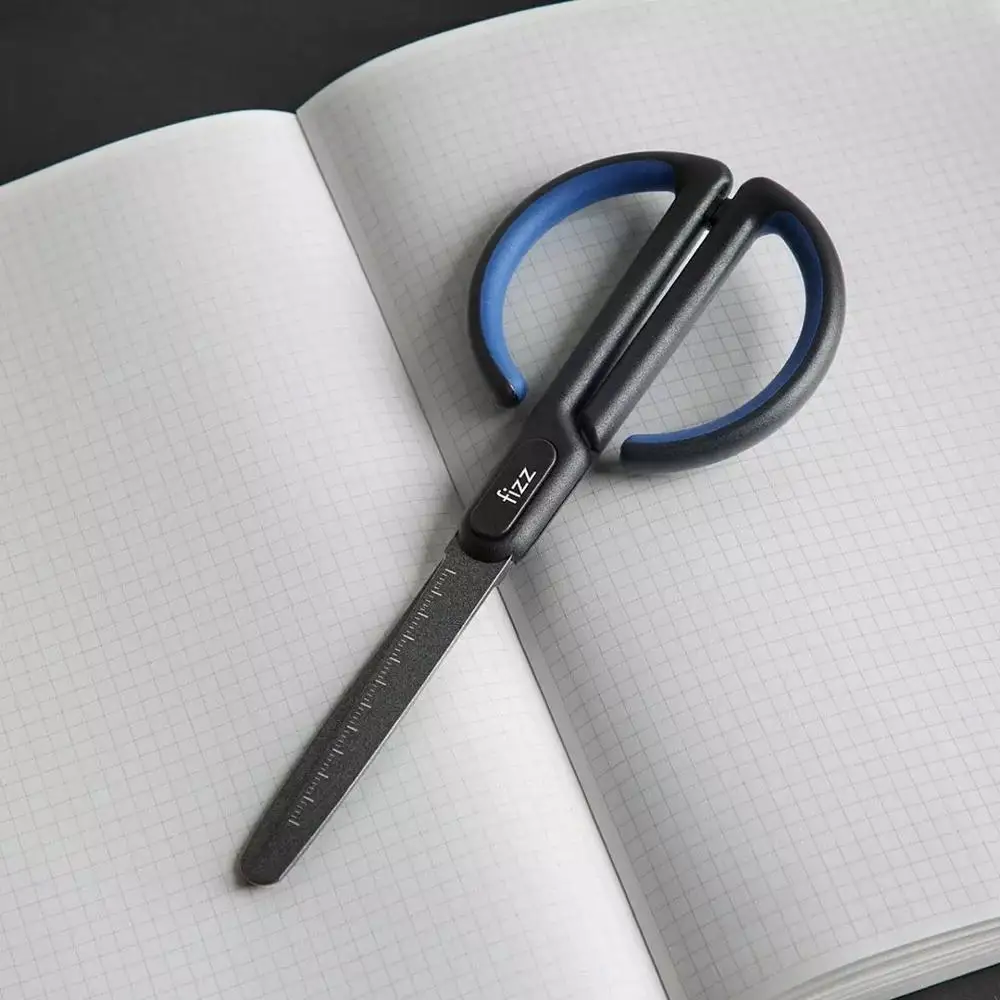 YouPin Fizz Teflon Scissors Scale Mark Safe Rounded Cutter Head Fluorine Coating Process Office Stationery | Электроника