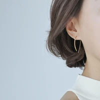 2020 new fashion gold earring 925 sterling silver korean earings simple dangle earrings for women brincos jewelry gift wholesale