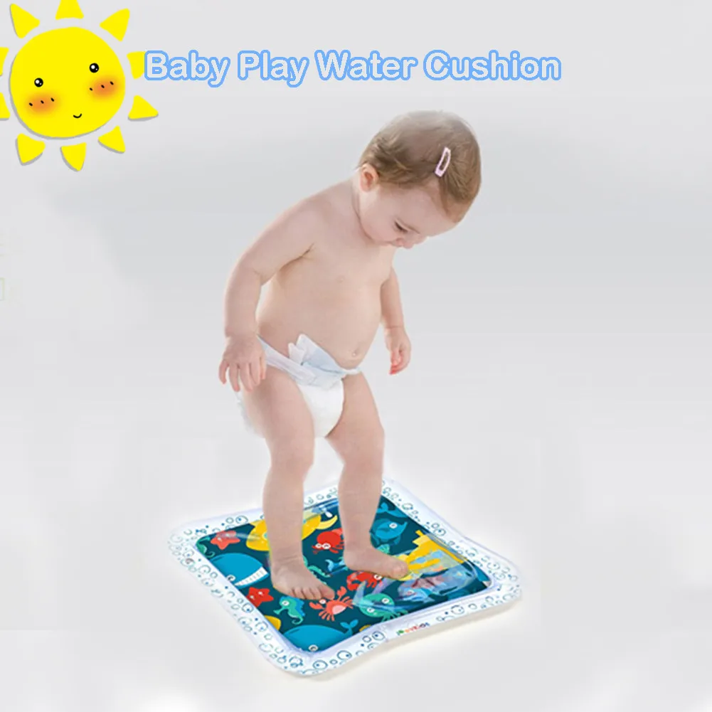 

2019 New Inflatable Water Cushion Play Water Pad Flexible Game Mattress Toy for Boy Girl Baby Dropshipping fabulous