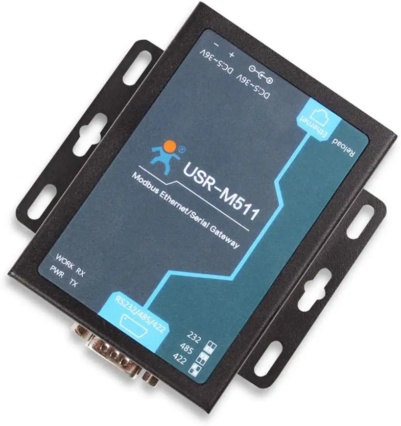 Параметры RS485 RS422 шлюз Ethernet Modbus поддерживает RTU/асци к TCP Slave Master | Безопасность и