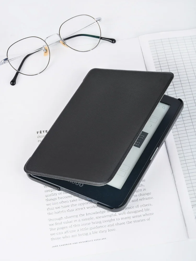 Чехол для нового Kobo Clara HD 6 дюймов PU ультра тонкий кожаный чехол для чтения смарт-чехол для автоматического пробуждения/сна+ Бесплатный подарок