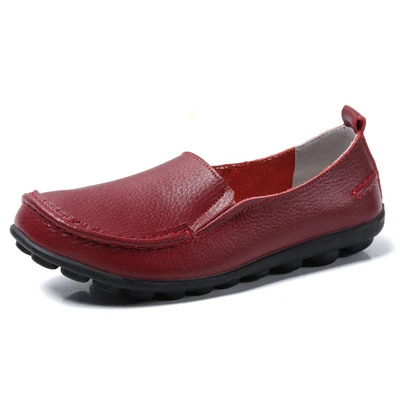

2021 Women shoes soft bottom non-slip leather flats women's casual shoes zde1556