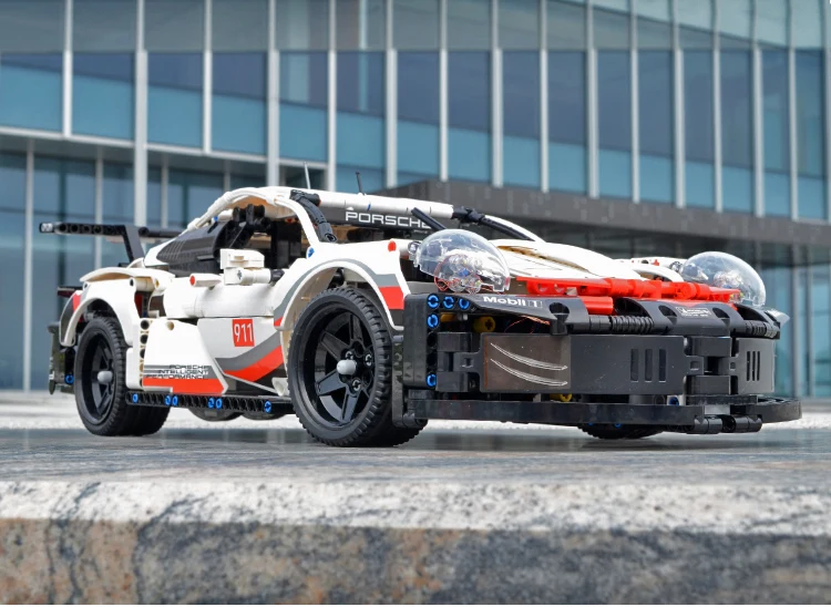 DHL 20097 Technic Car Series 42096 Белый Супер Скоростной автомобильный набор Строительные блоки Набор для сборки кирпичей игрушки детские рождественские подарки