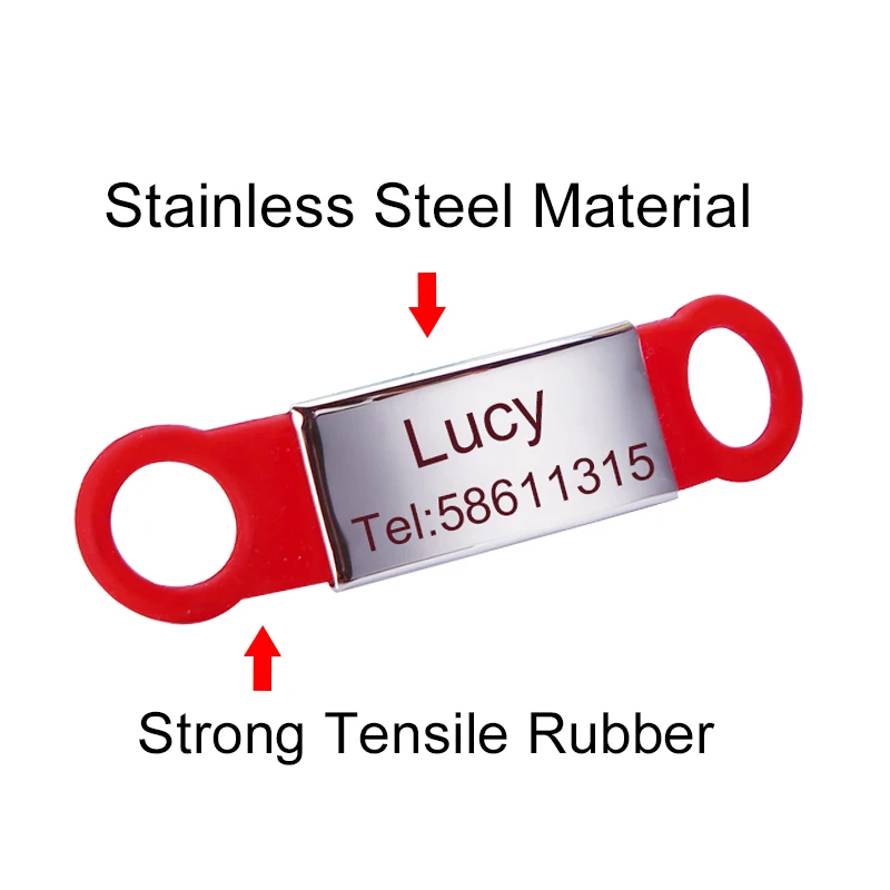 Идентификационные бирки для домашних животных из нержавеющей стали персонализированная табличка