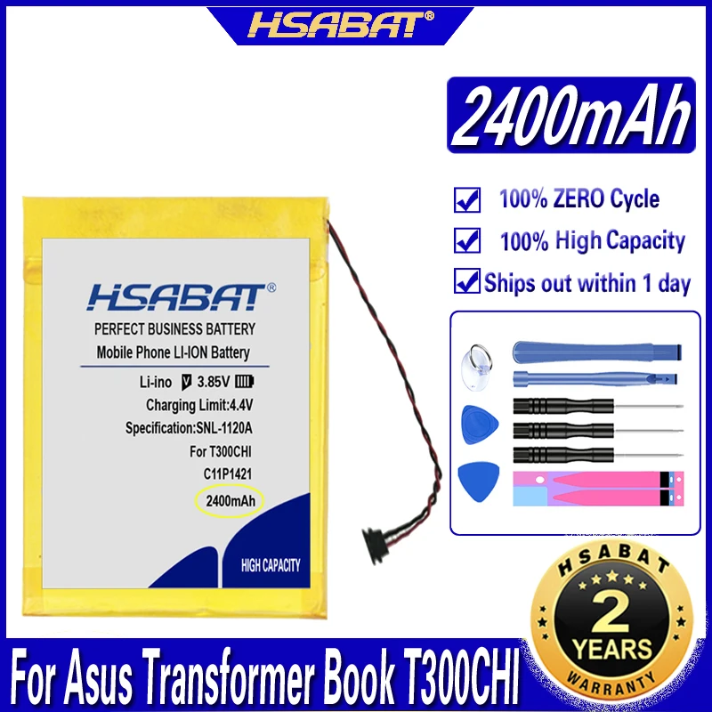 Аккумулятор HSABAT C11P1421 2400mAh для Asus Transformer Book T300CHI Keyboard Dock Batteries|Батареи планшетов и