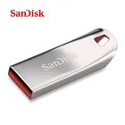 SanDisk оригинальный флеш-накопитель 100% дюйма, USB 2,0, 64 ГБ, 32 ГБ, 16 ГБ