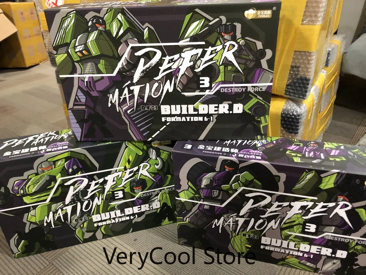 Игрушки трансформеры JINBAO в стиле аниме девастатор крутая экшн фигурка ко G1 робот