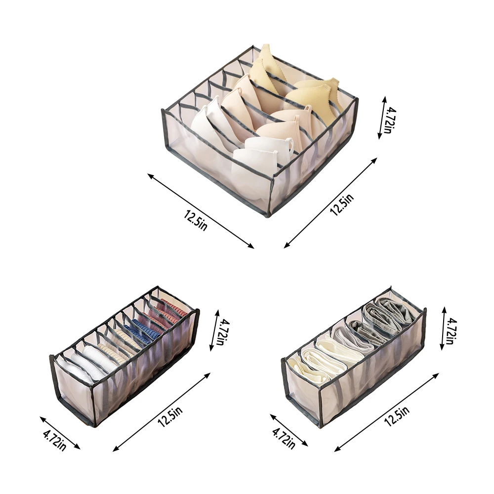 

Underwear Organizer Storage Drawer Closet Bra Socks Panty Drawer Divider Organizer Box Cabinet Wardrobe Clothes Closet Organizer