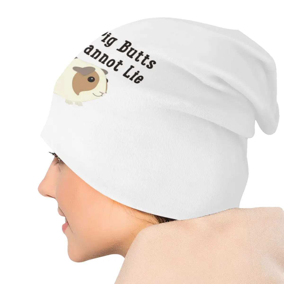 Свинья пуговицы шляпы головные уборы вязаные шапки готические осенне-зимние