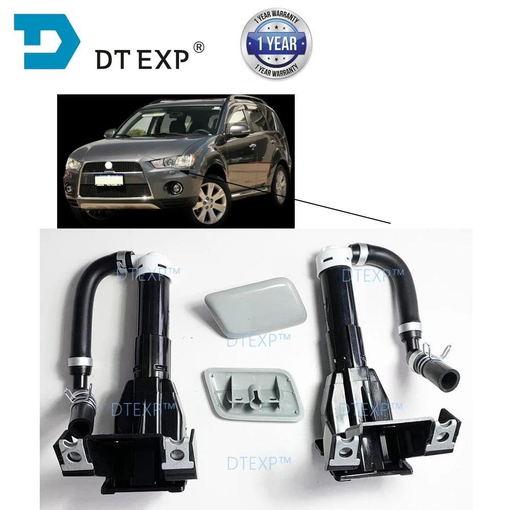 Распылительная насадка для фар outlander ex 2010 2012 омывателя airtrek без покраски 8264A139