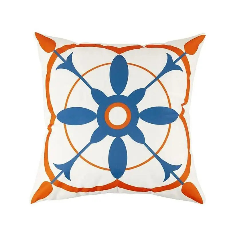 

Nordic Simple Color Pattern Peach Skin Living Room Pillow Cushion Decorations Pattern Printing Home Sofa O9c7