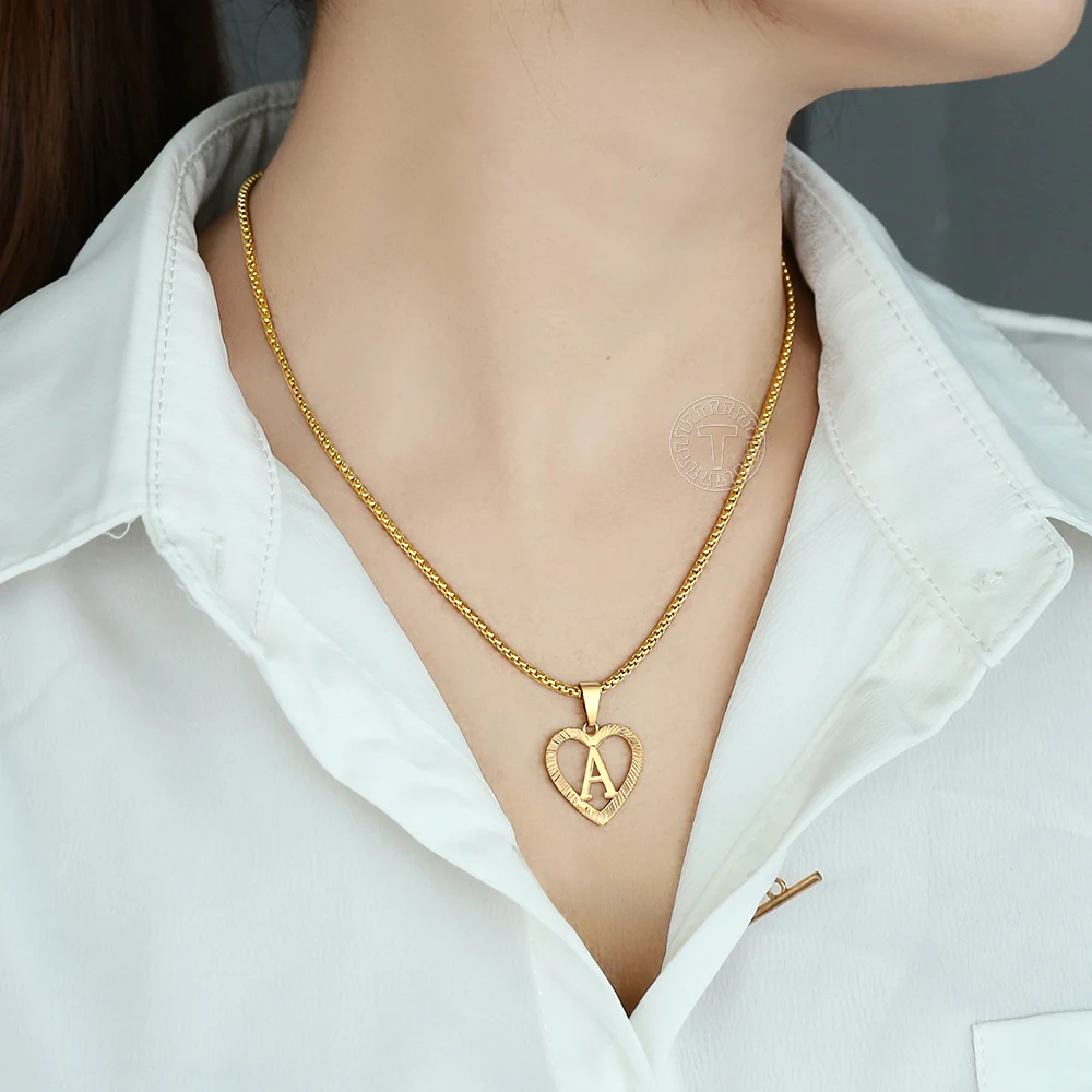 Женское ожерелье с подвеской подвеска буквами оригинала золотой алфавит