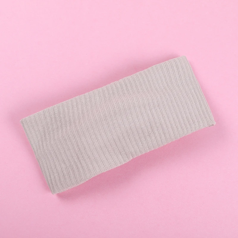 Diadema con lazo para beb&eacute;, ni&ntilde;o ni&ntilde;a turbante de algod&oacute;n para, cinta para el pelo de punto para reci&eacute;n nacido, diadema el&aacute;stica, accesorios para el cabello para ni&ntilde;os, cintas para cabello de princesa-5