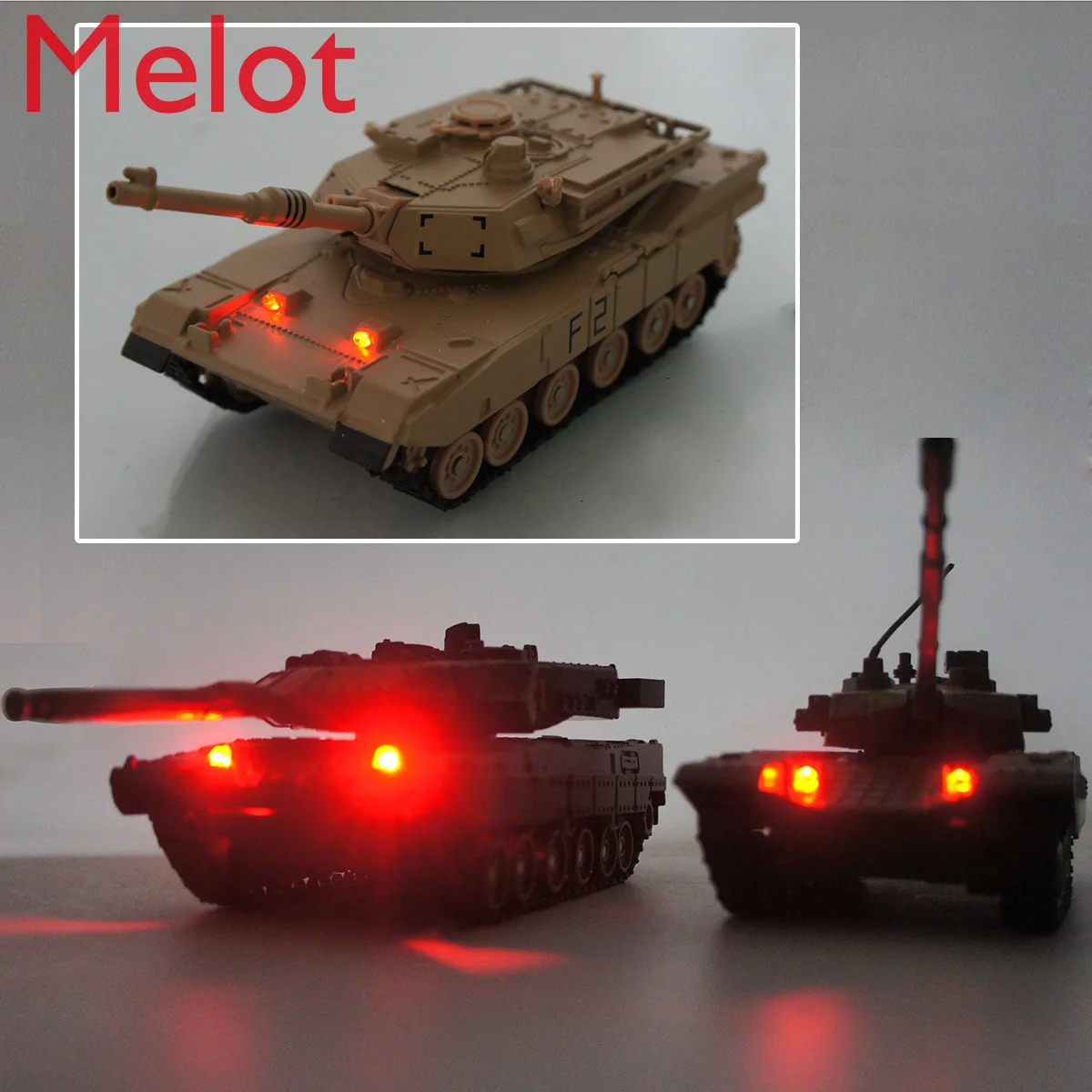 

Simulation Alloy Alloy Tank Model Armored Vehicle Sound and Light Version Military Series Children's Toy Car