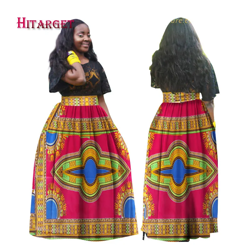 Hitarget 2019 Женская африканская традиционная длинная юбка с принтом Одежда Анкара