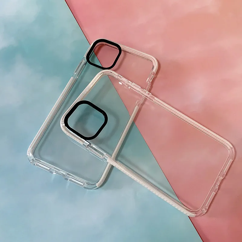 

Matte Plating Clear Phone Case For iPhone 11 Pro Max Cases For iPhone 6 6S 7 8 Plus X XS XR Soft Candy Color Cover Capa Fundas