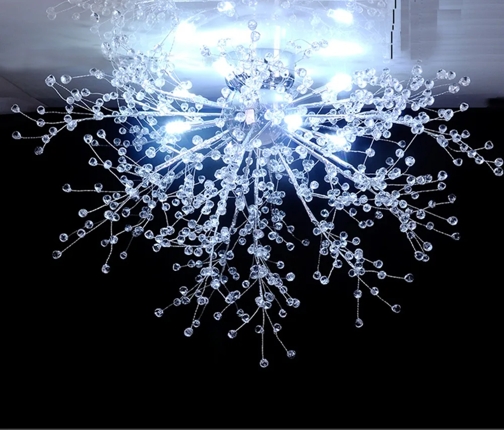 Современные хрустальные светодиодные плафоны потолочные светильники для