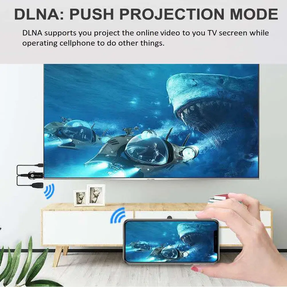 M4 Plus Portable Ultra-Mini Wireless Digital Display Adapter 5G/2.4G Video Audio Streamer TV Stick Smart 1080P HD WiFi Dongle |