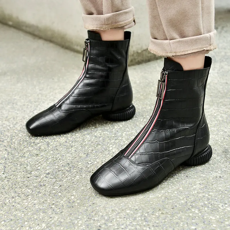 Новые пикантные женские ботильоны обувь из мягкой натуральной кожи для девочек