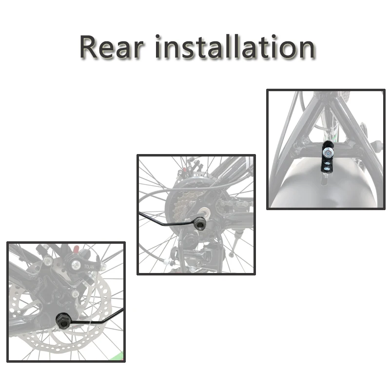Крыло GORTAT для снежного велосипеда прочный брызговик из железа колеса 26*4 0 дюйма