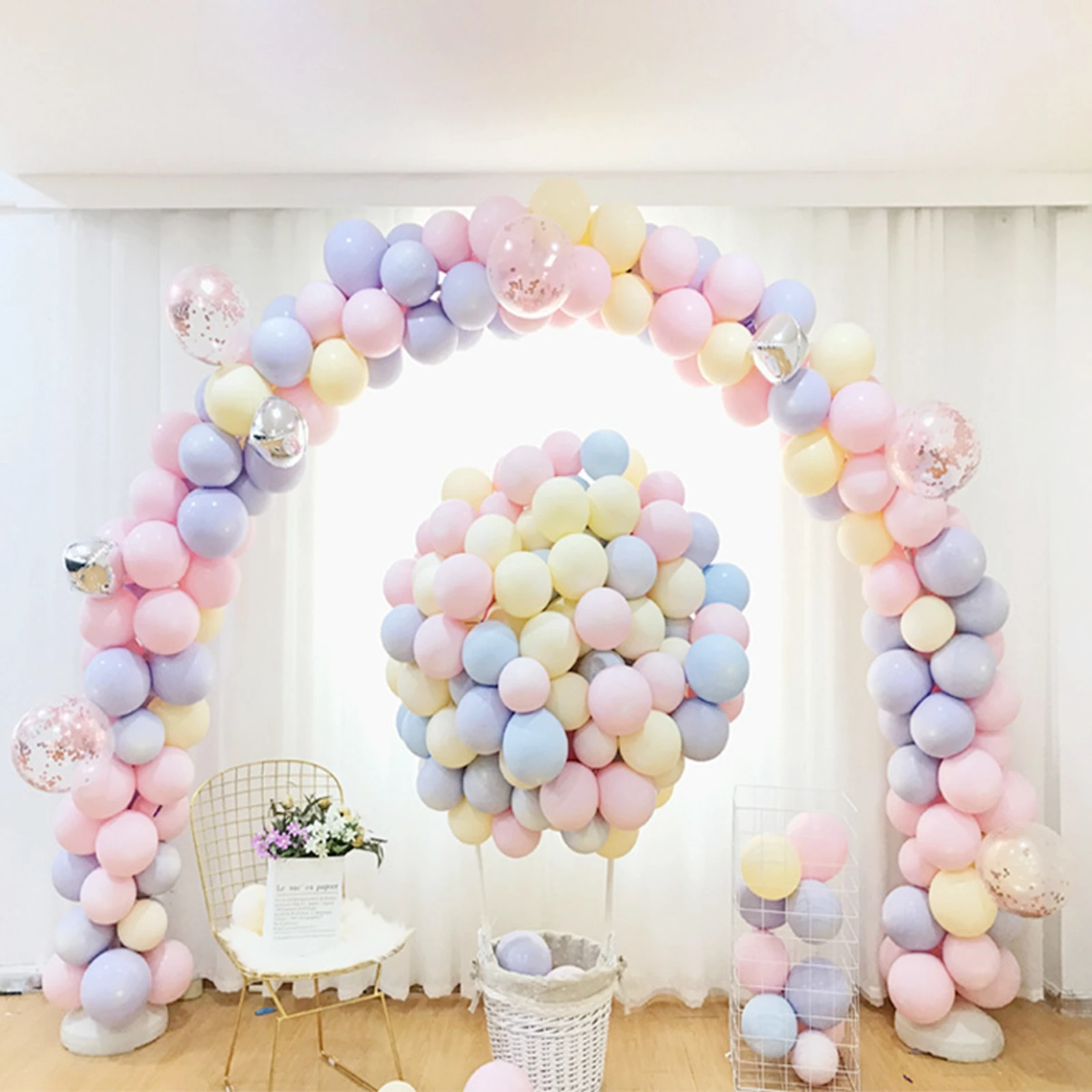 

100pcs Mix Color Balloon Happy Birthday Party Decoration Kids Boy Girl Adults Wedding Birthday Ballon Bride To Be Baloon