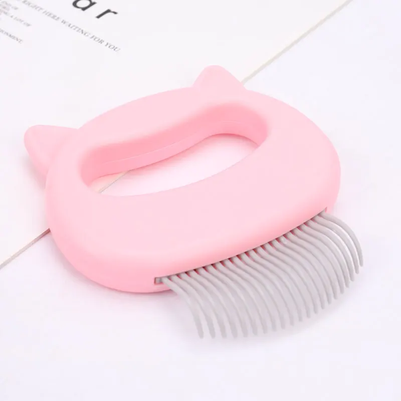 

Pet Cat Dog Massage Comb Shell Comb Grooming Hair Removal Shedding Cleaning Brush