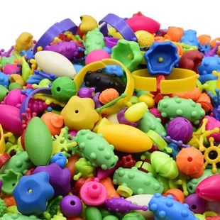 1000 шт. набор бусин для изготовления ожерелья браслета кольца | Игрушки и хобби