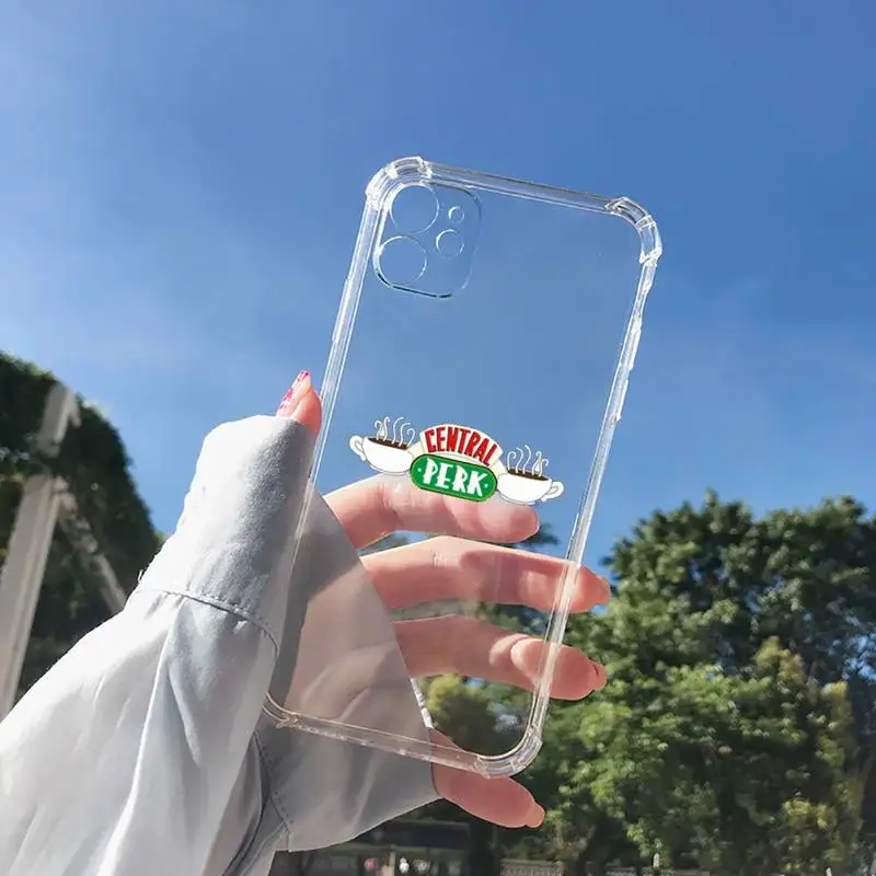 

friends Phone Case Transparent for Clear iPhone 11 12 8 7 6 6S XS MAX Plus X 5S SE 2020 XR mini pro